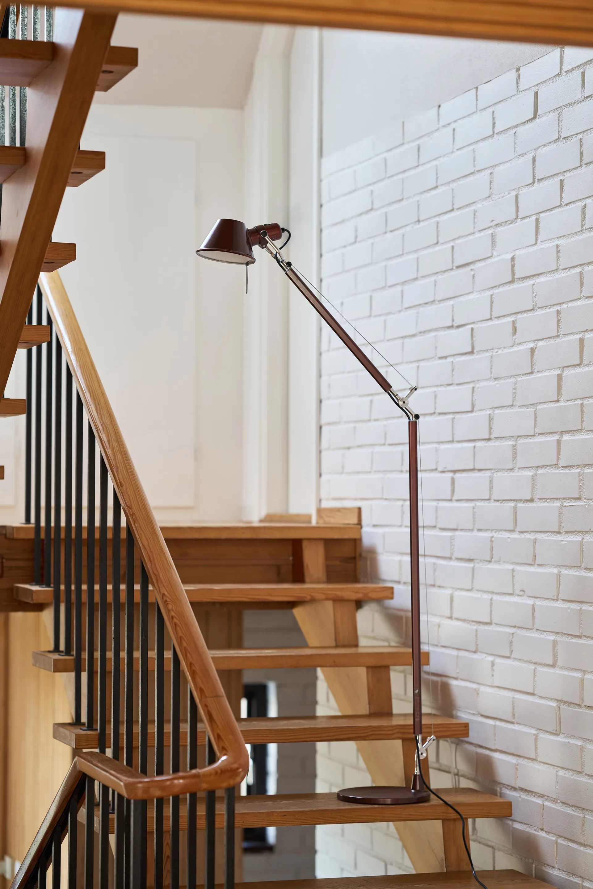 Tolomeo Reading Stehlampe E27 special edition - Brown metallic, Lampenfuß Artemide