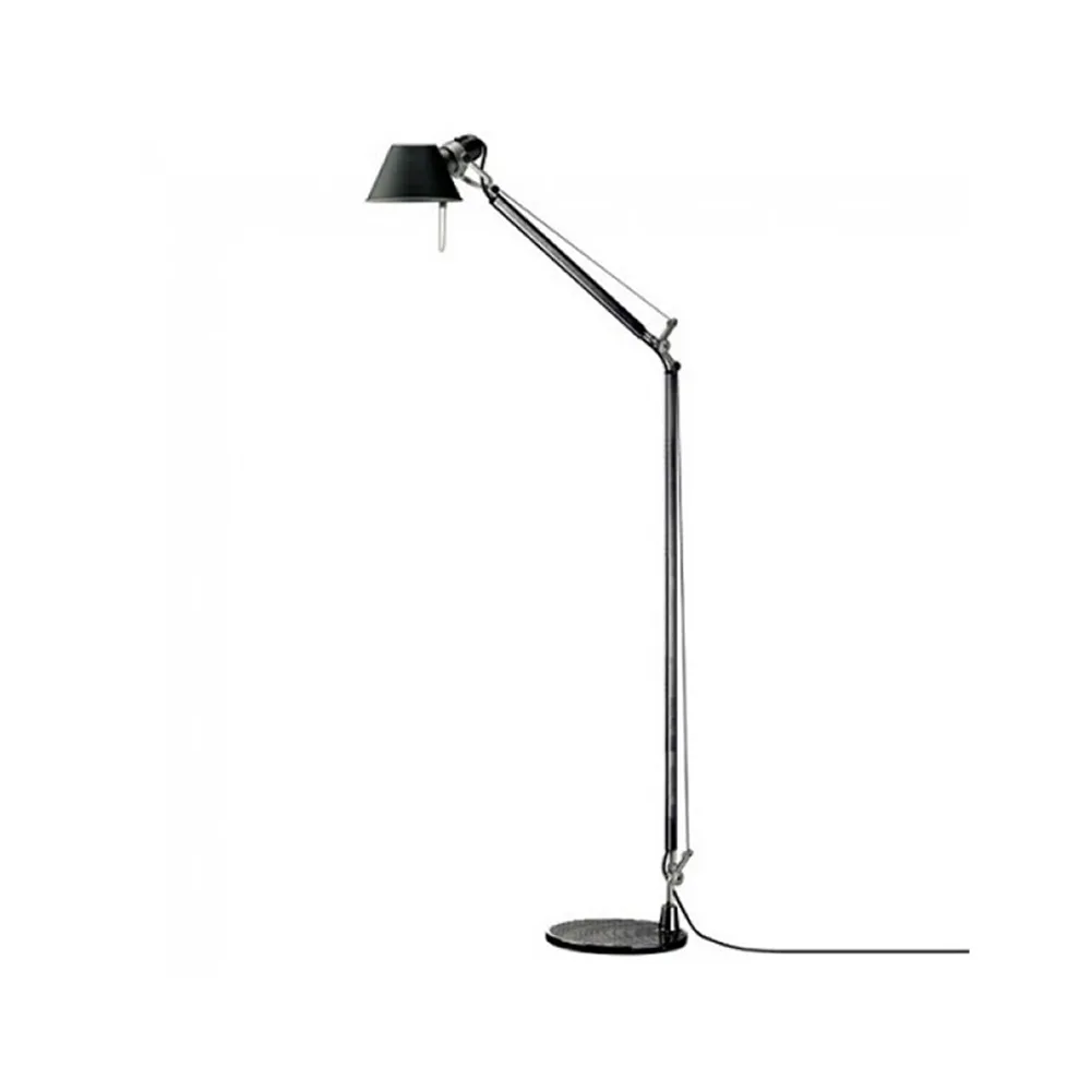Tolomeo Reading Stehleuchte E27, Schwarz Artemide