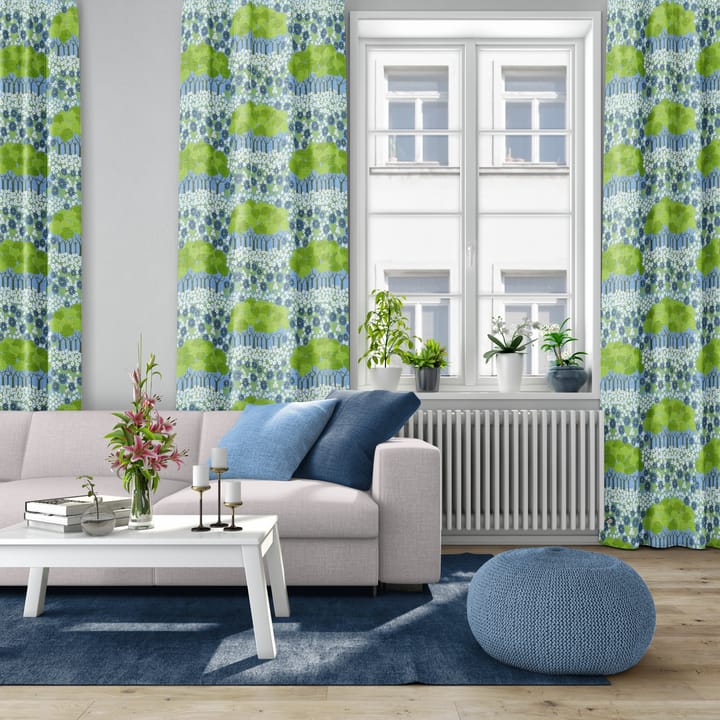 Allé Stoff - Grün-blau - Arvidssons Textil