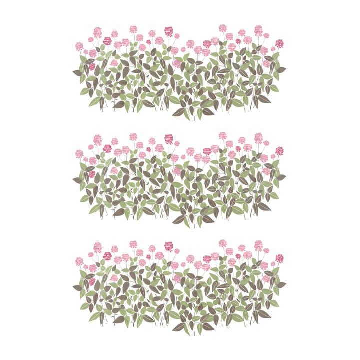Ängsmark Stoff, Grün-rosa Arvidssons Textil