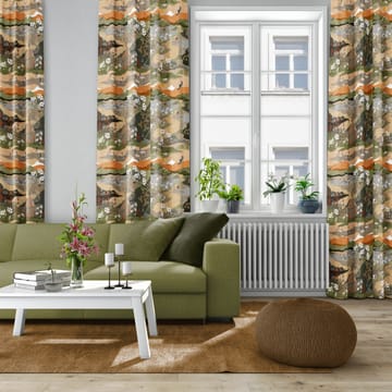 Bergwanderung Stoff - Grün-rost - Arvidssons Textil