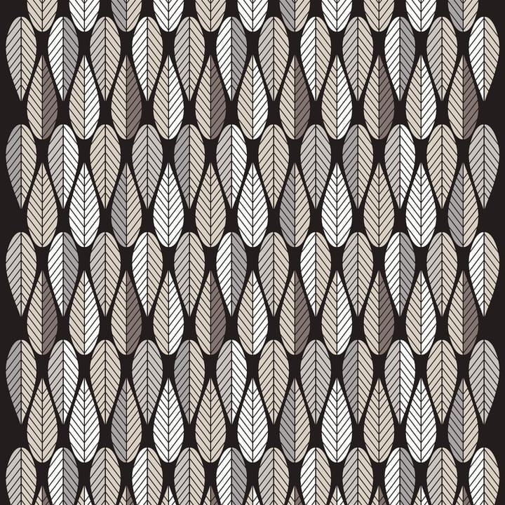 Blader Stoff - Gray-schwarz-weiß - Arvidssons Textil
