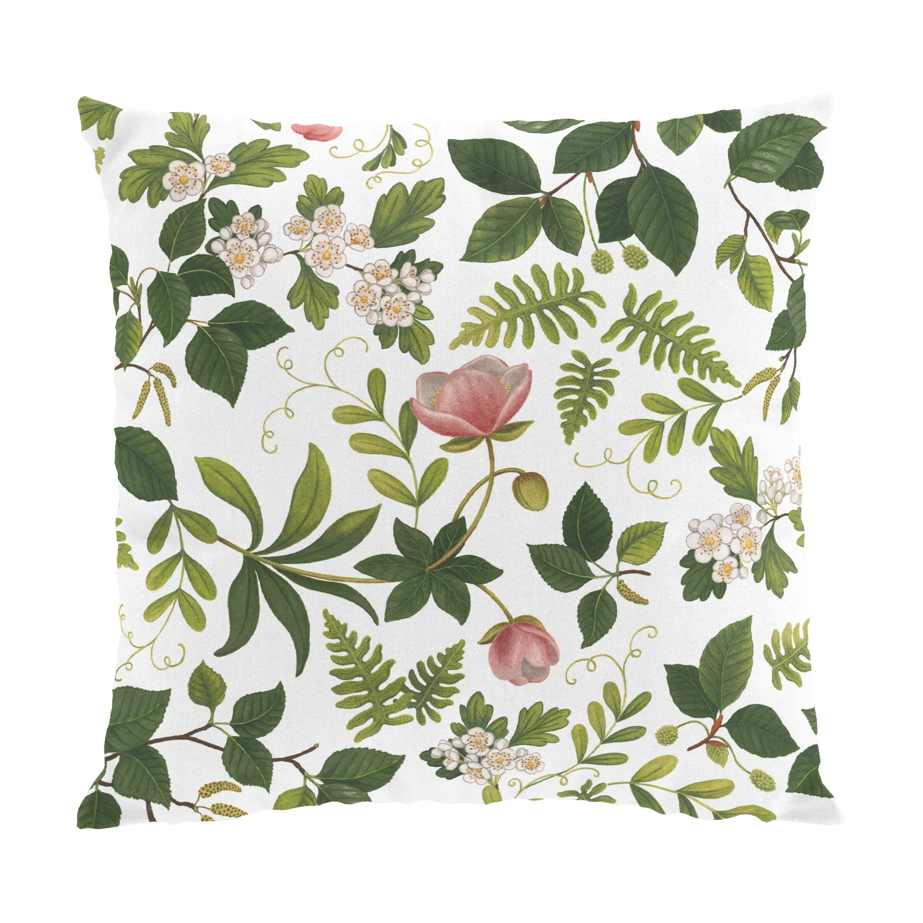 Blomsterlund Kissenbezug 47x47 cm, Grün Arvidssons Textil
