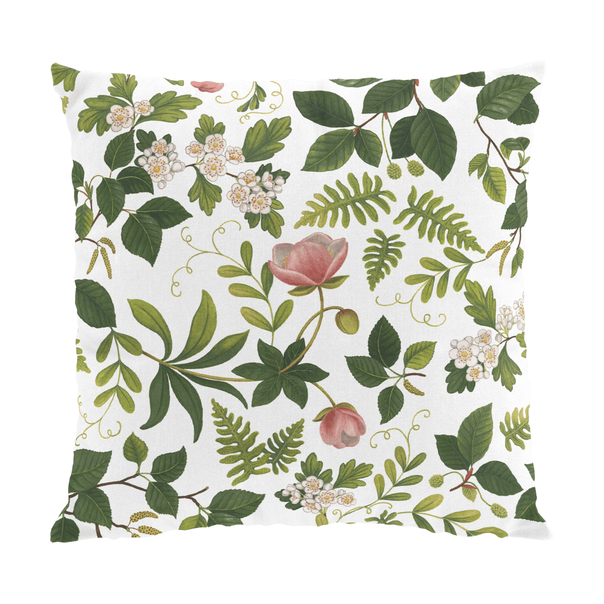 Arvidssons Textil Blomsterlund Kissenbezug 47x47 cm Grün