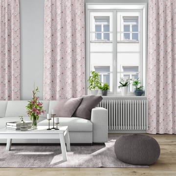 Blomstersurr Stoff - Rosa - Arvidssons Textil