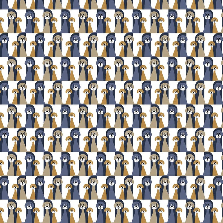 Buster Stoff - Blau-beige - Arvidssons Textil