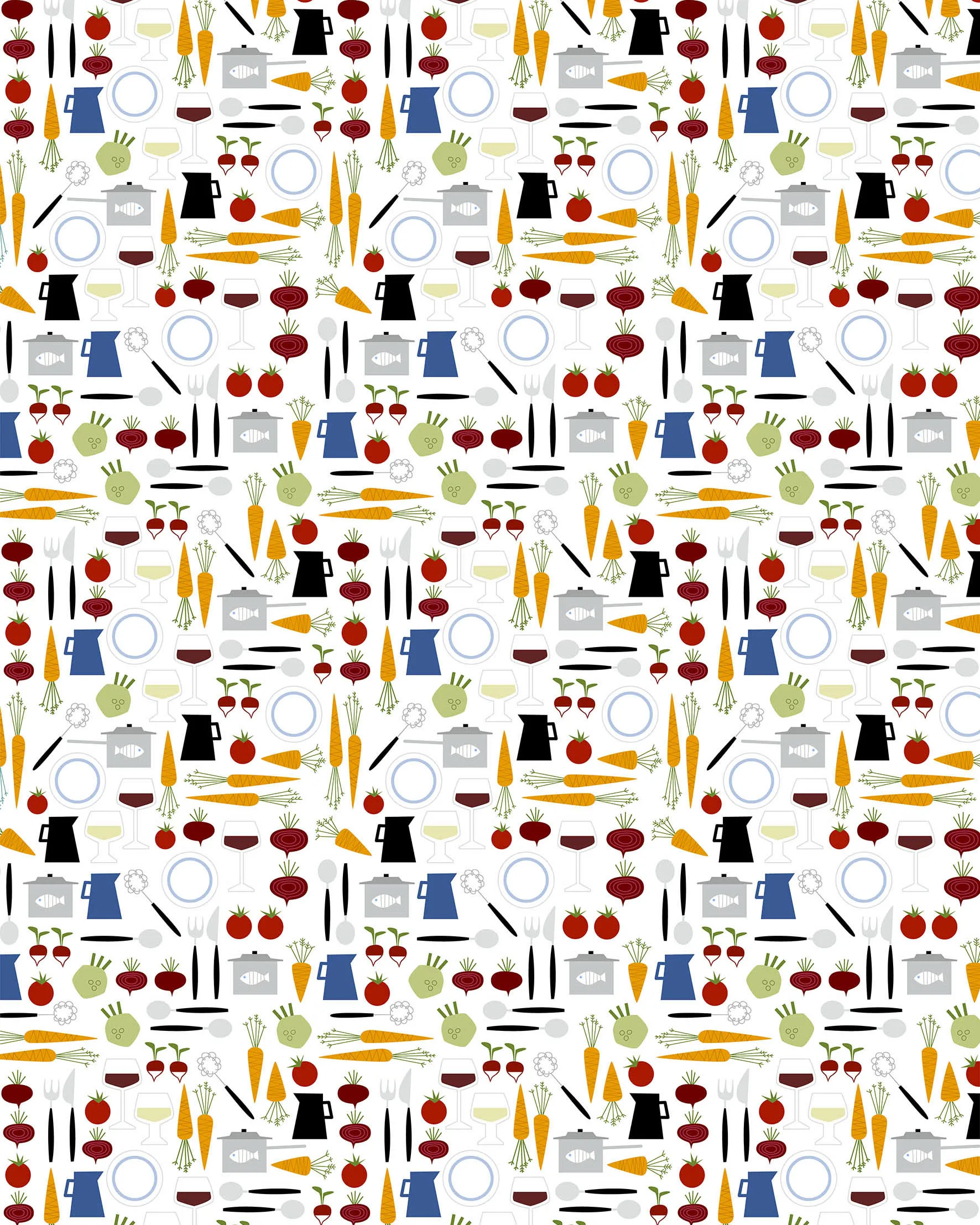 Dinner Wachstuch, Multi Arvidssons Textil