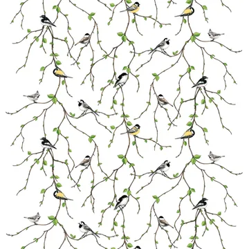 Fågelfest Stoff - Multi - Arvidssons Textil