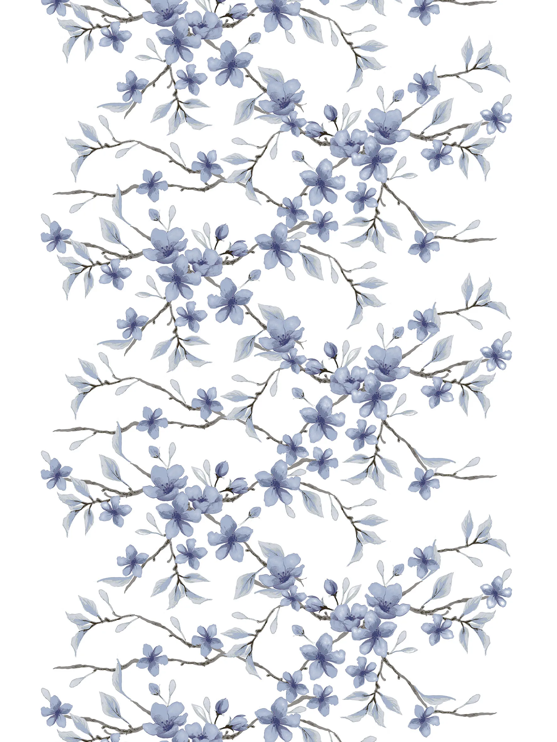 Fägring Stoff, Blau Arvidssons Textil