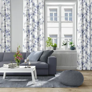 Fägring Stoff - Blau - Arvidssons Textil