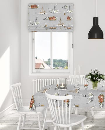 Fiskeskär Wachstuch - Grau - Arvidssons Textil