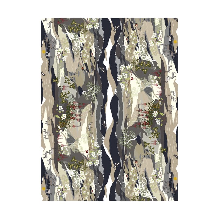 Fjällvandring Wachstuch, Beige Arvidssons Textil