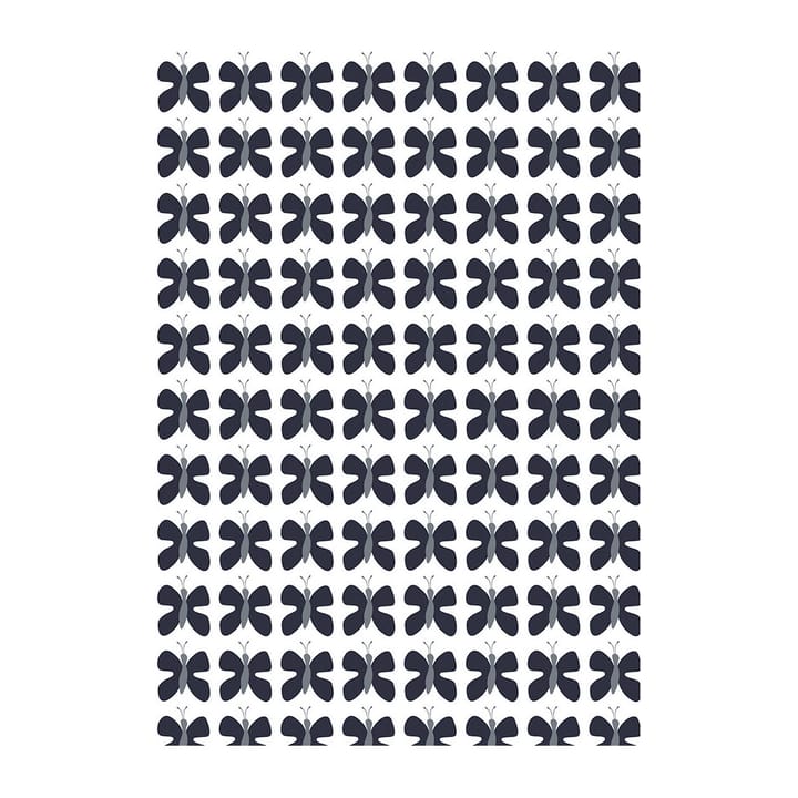 Fjäril Mini Stoff - Blau - Arvidssons Textil