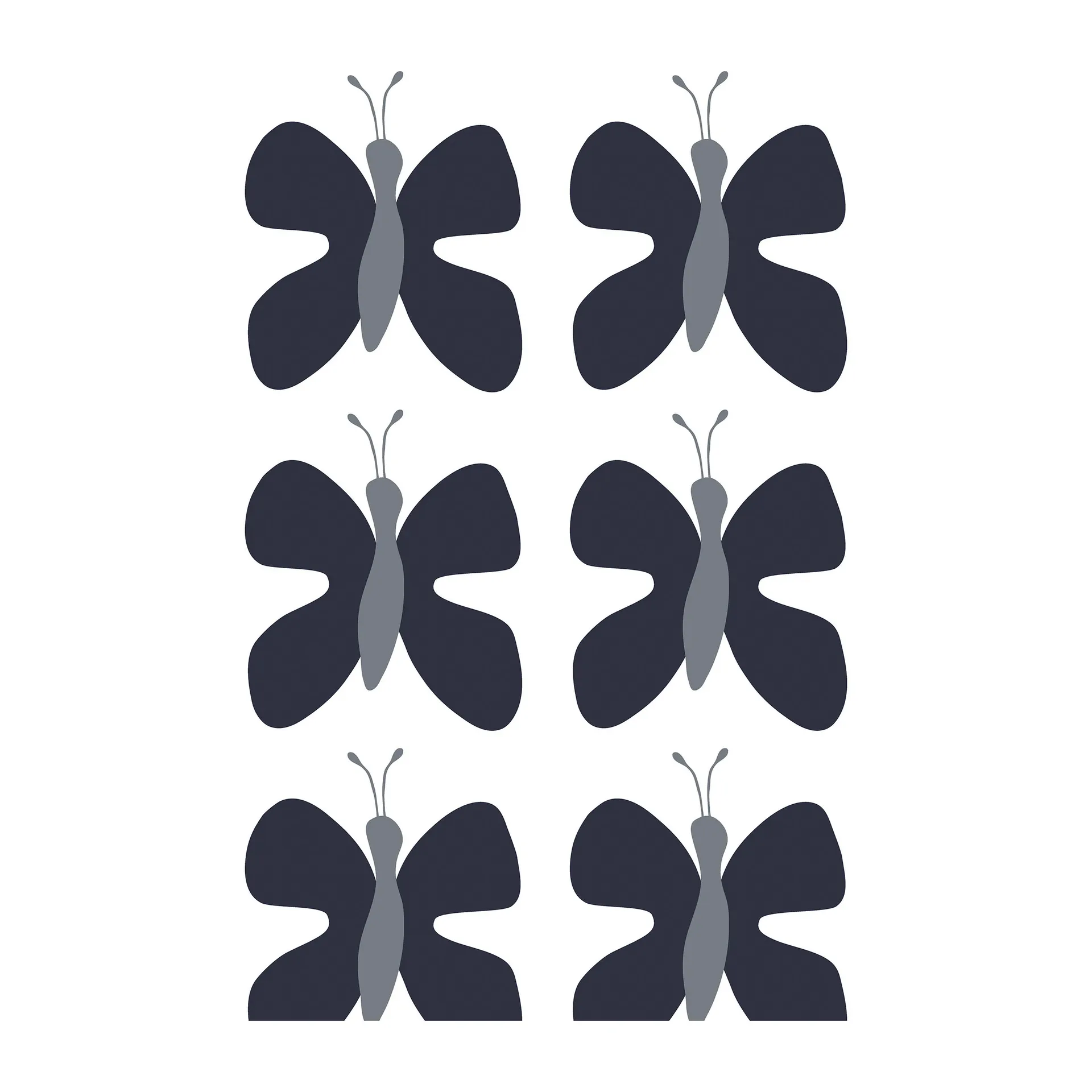 Fjäril Wachstuch, Blau Arvidssons Textil