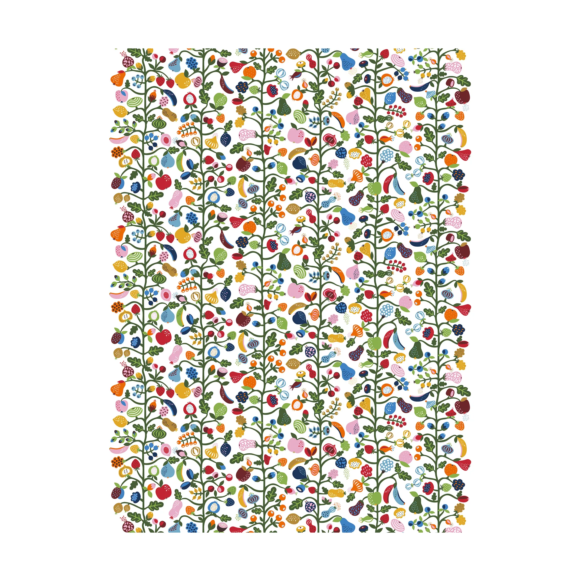 Fruktträdgården Stoff, Multi Arvidssons Textil