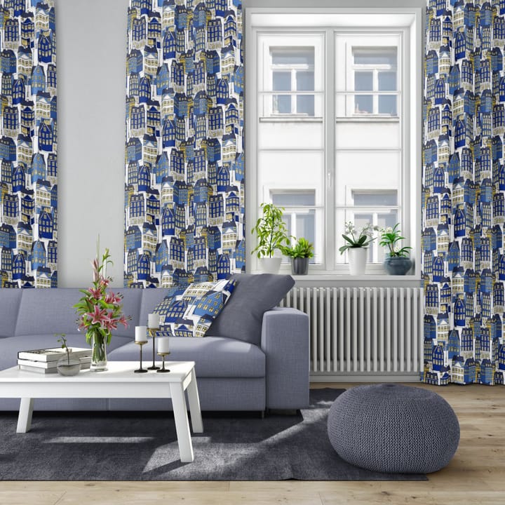 Gamlastan Stoff, Blau Arvidssons Textil