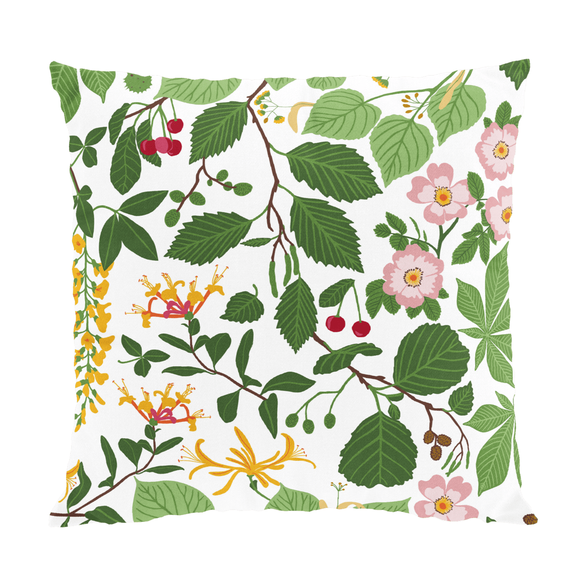 Arvidssons Textil Haga Kissenbezug 47x47 cm Grün