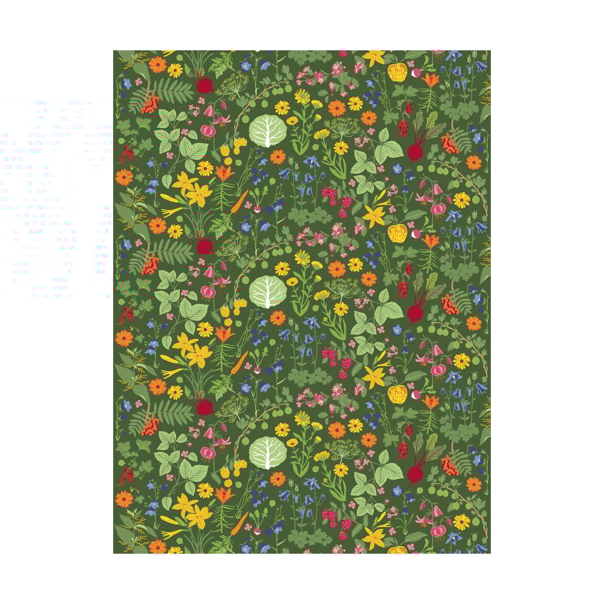 Arvidssons Textil Hedemora Wachstuch Grün