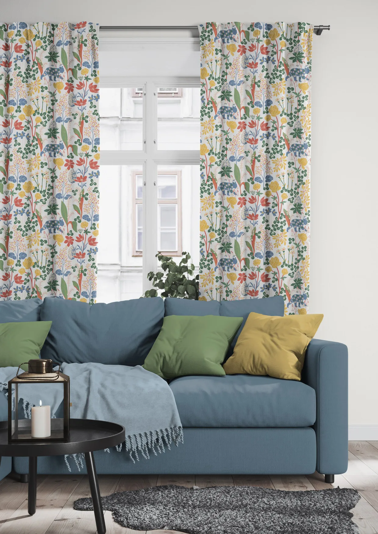 Hier schläft kein Bär Wachstuch, Multi Arvidssons Textil