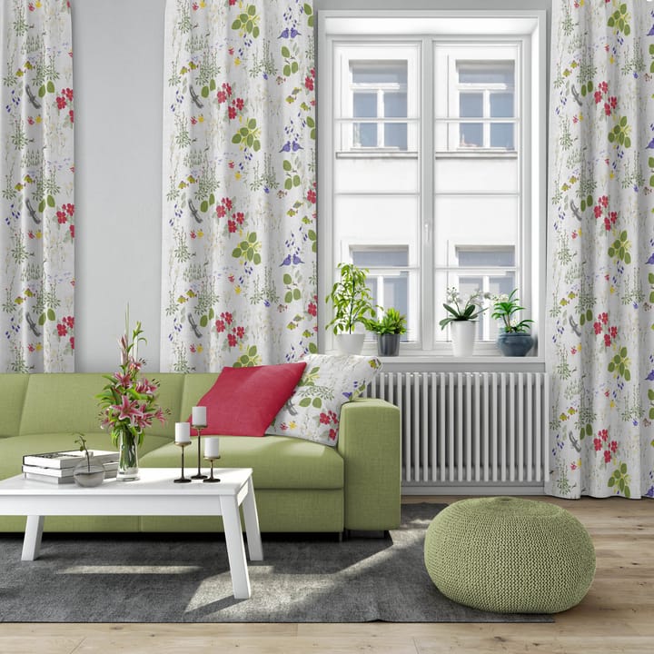 Himlajorden Stoff, Weiß Arvidssons Textil