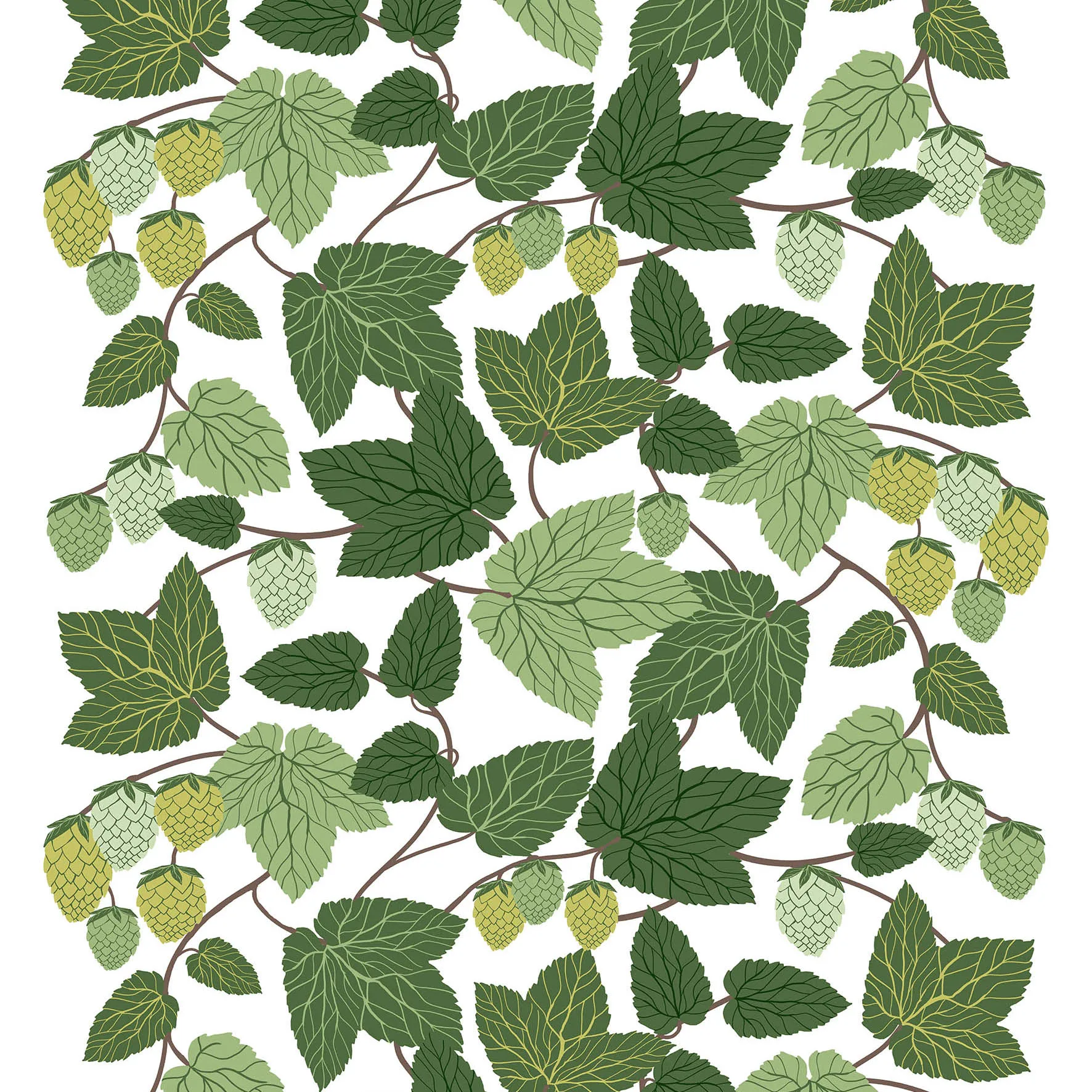 Humlen Stoff, Grün Arvidssons Textil