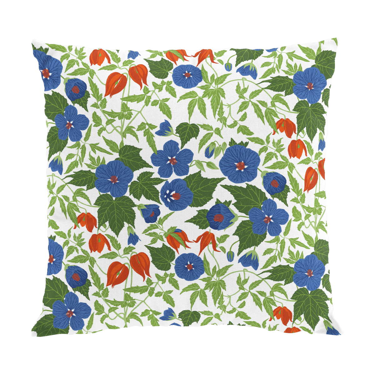 Arvidssons Textil Husknuten Kissenbezug 47x47 cm Blau