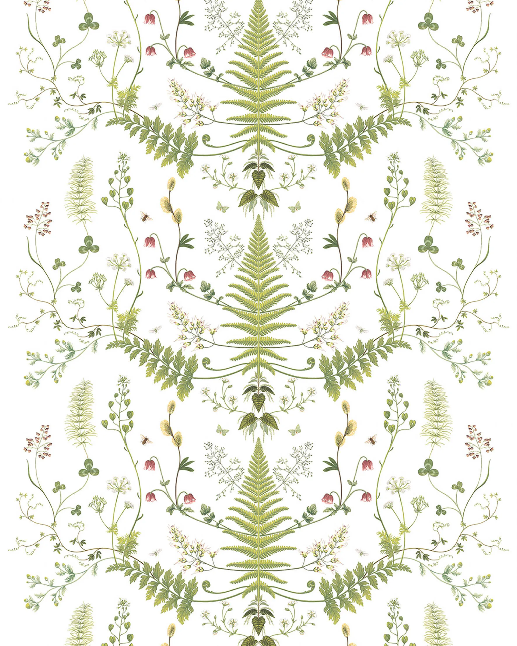 Im Garten Stoff, Grün Arvidssons Textil