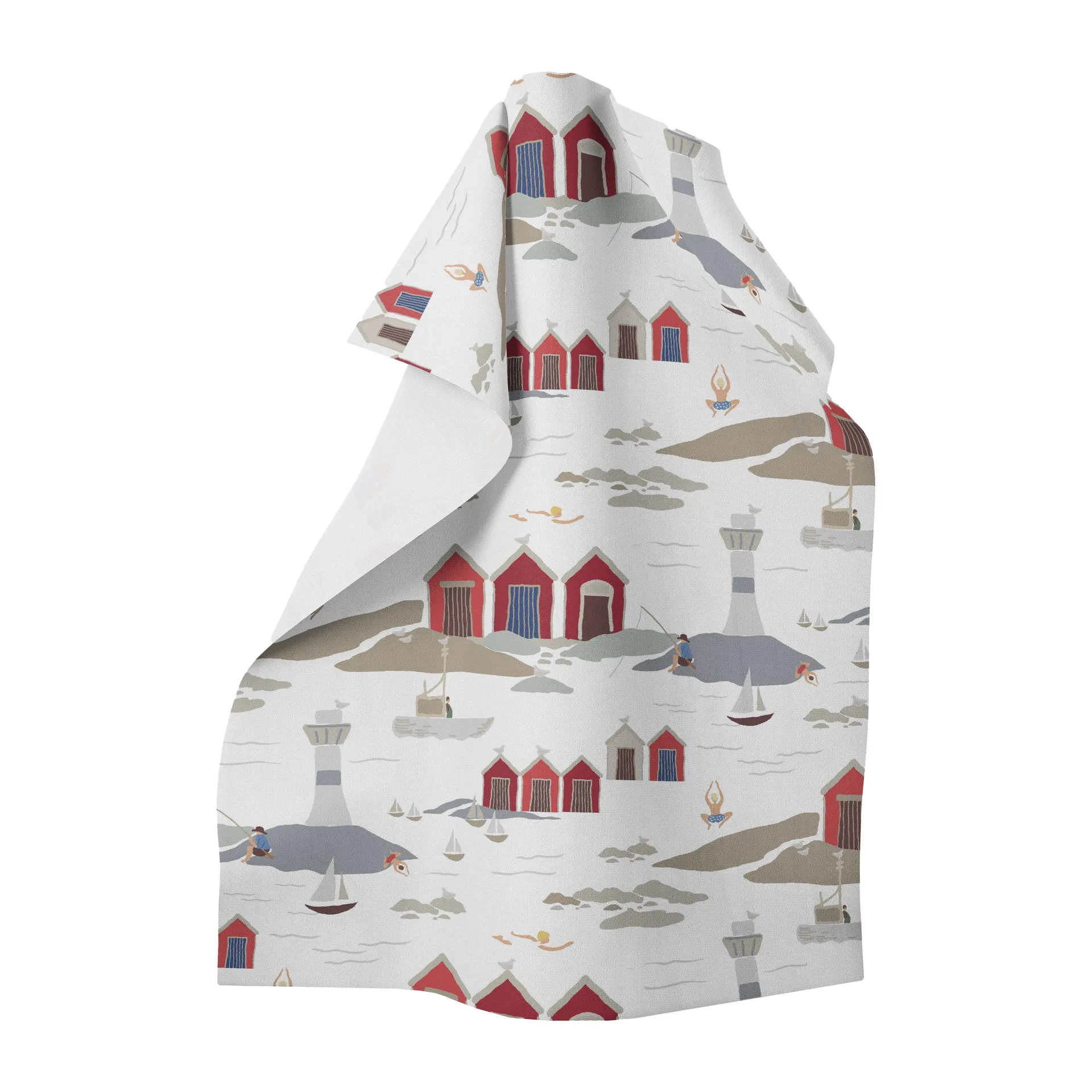 Kust Geschirrtuch 65 x 85cm, Weiß Arvidssons Textil