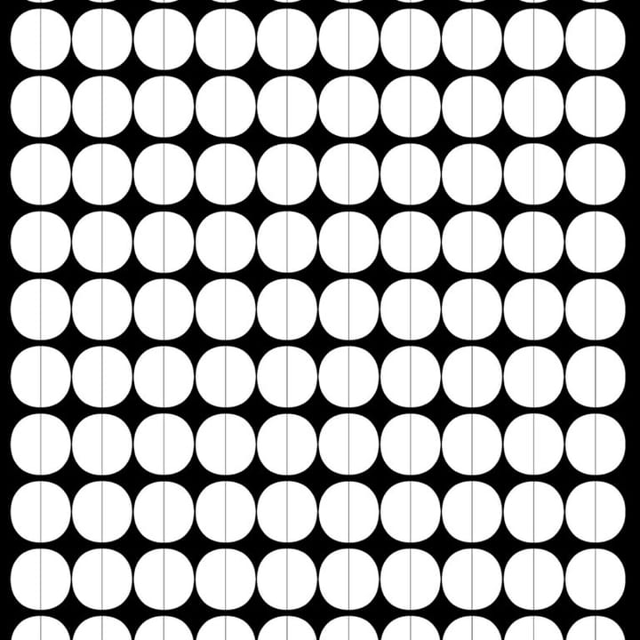 Lane Wachstuch - Schwarz-wei�ß - Arvidssons Textil