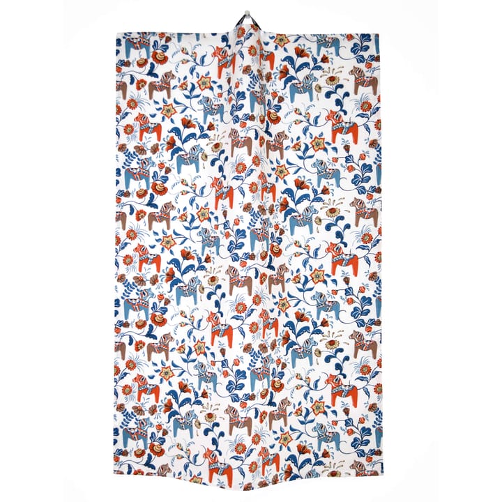 Leksand Geschirrtuch mini - Blau-orange - Arvidssons Textil