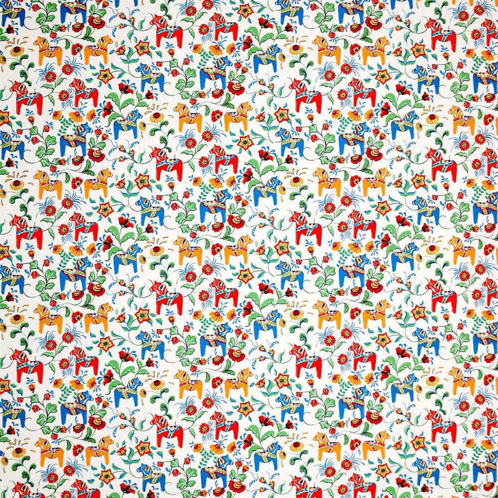 Leksand mini Stoff, Multi/beige Arvidssons Textil