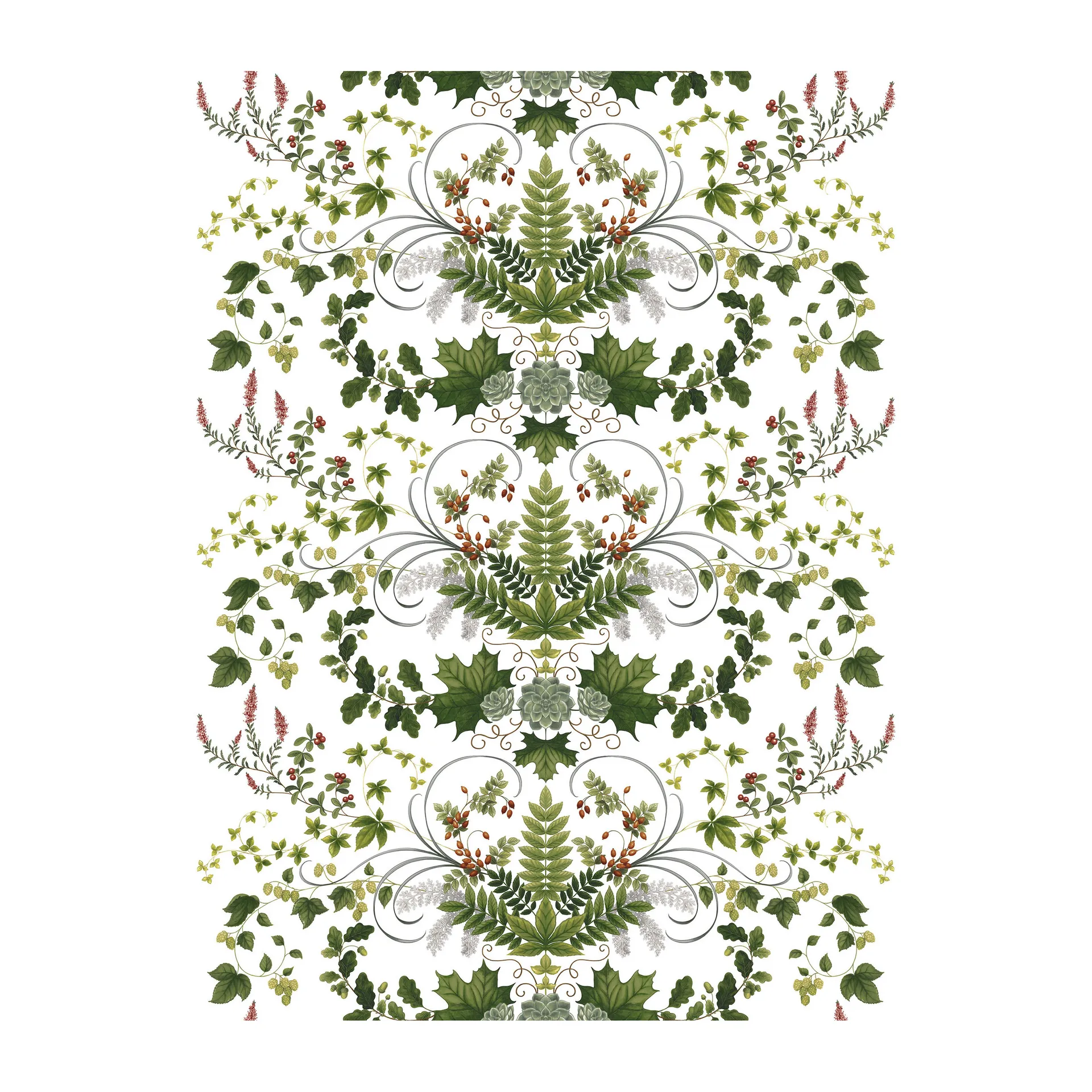 Lövsång Wachstuch, Grün Arvidssons Textil