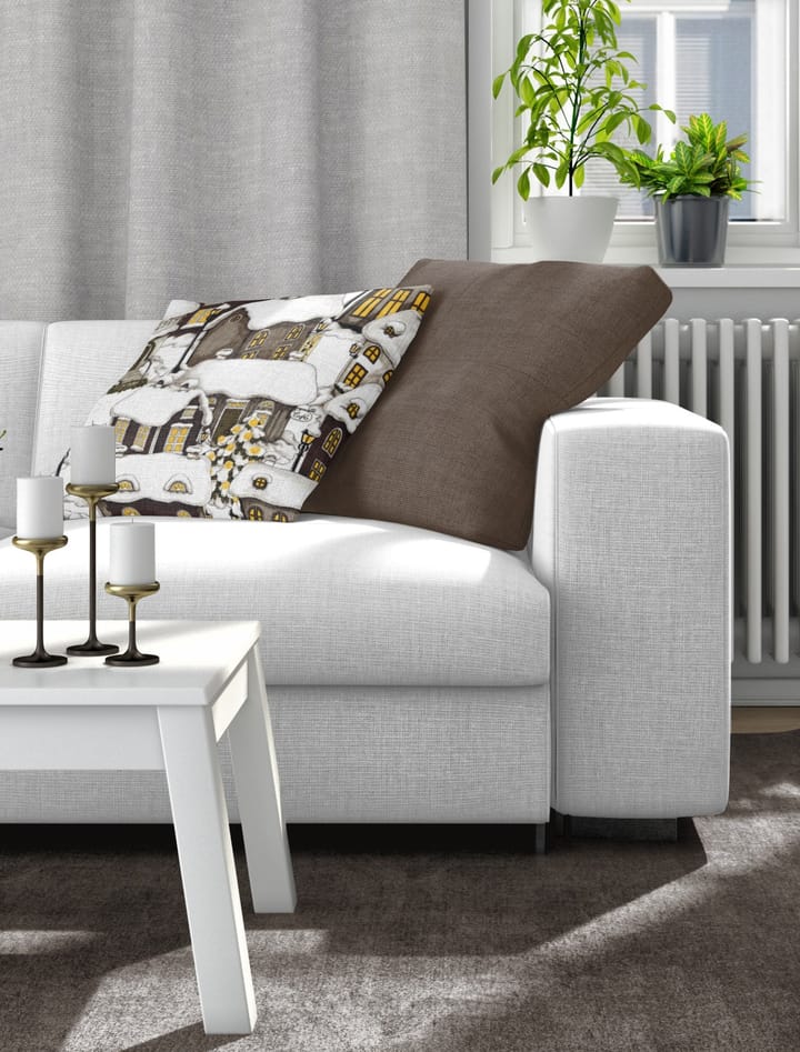 Lyckeby Kissenbezug 43 x 43cm, Braun Arvidssons Textil