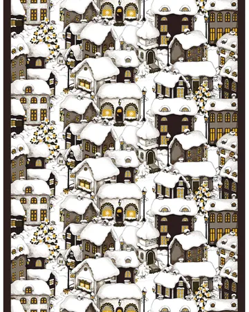 Lyckeby Wachstuch - Braun - Arvidssons Textil