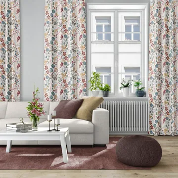Lyckeflykt Stoff - Rost-braun - Arvidssons Textil