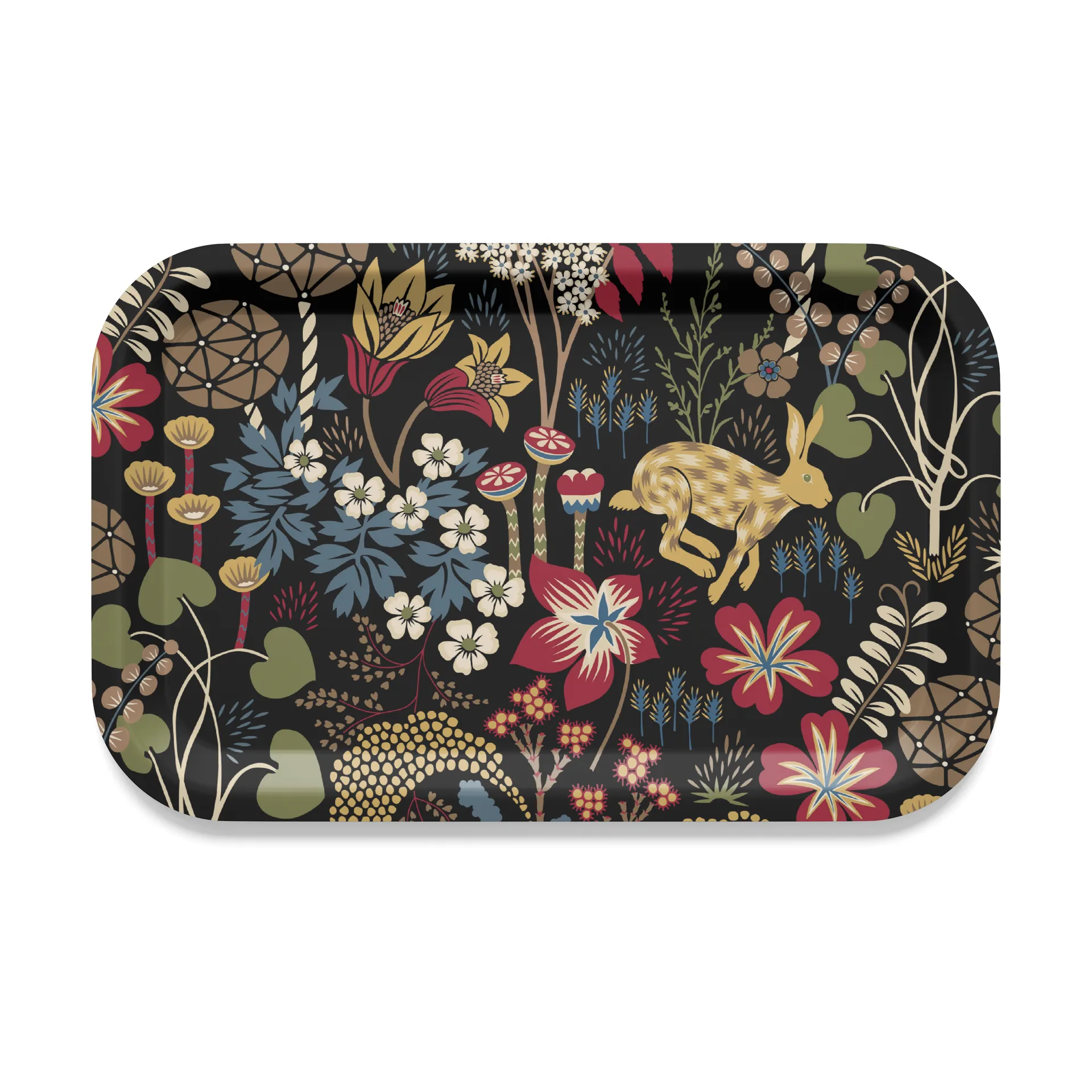 Lyckeflykt Tablett 21 x 33cm, Rot -braun Arvidssons Textil