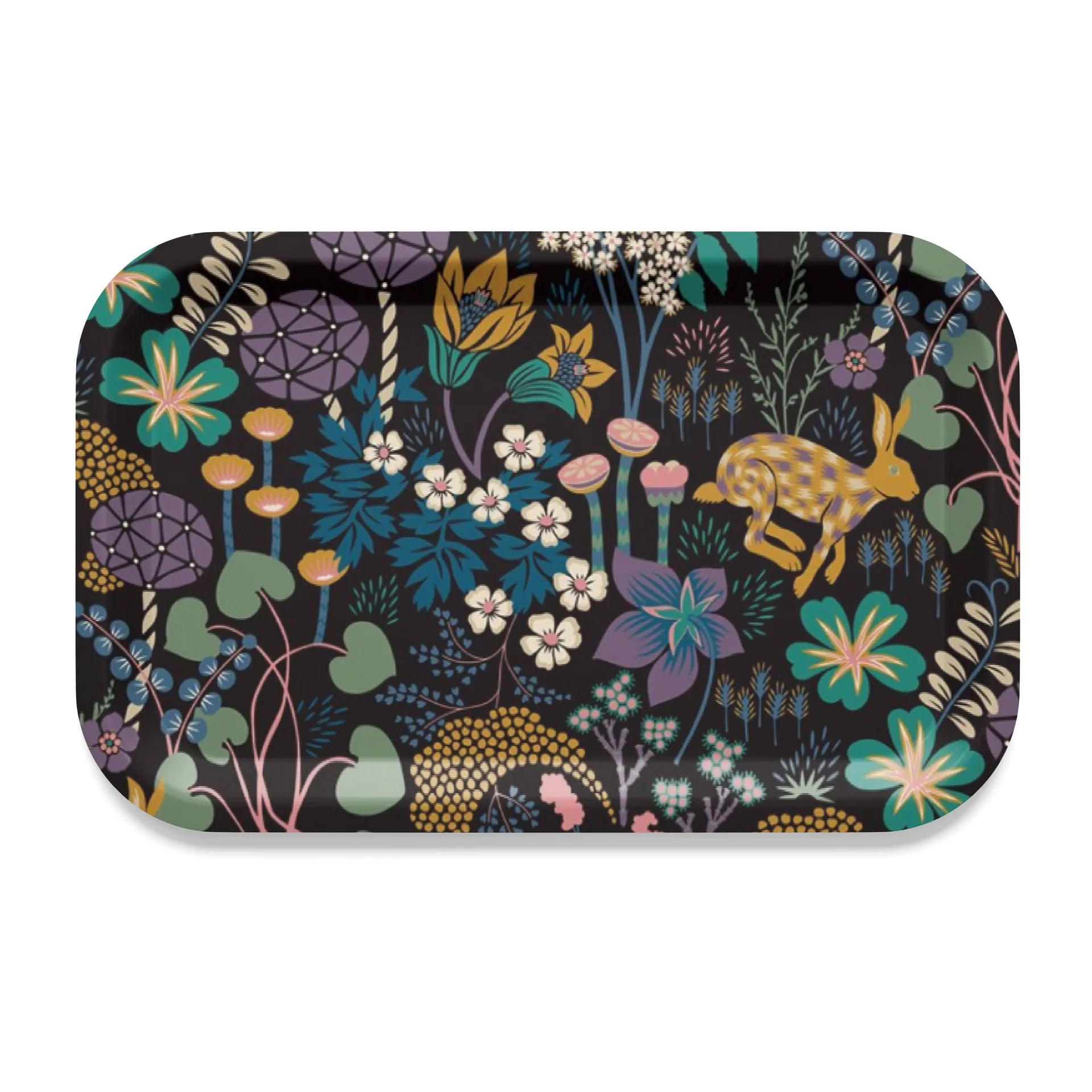 Lyckeflykt Tablett 21 x 33cm, Schwarz Arvidssons Textil