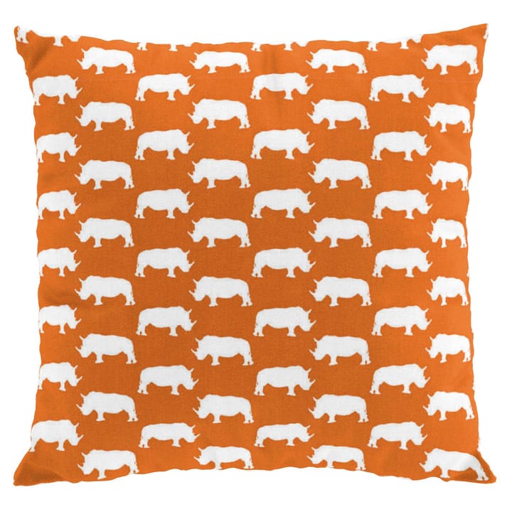 Noshörning Kissenbezug, Orange Arvidssons Textil