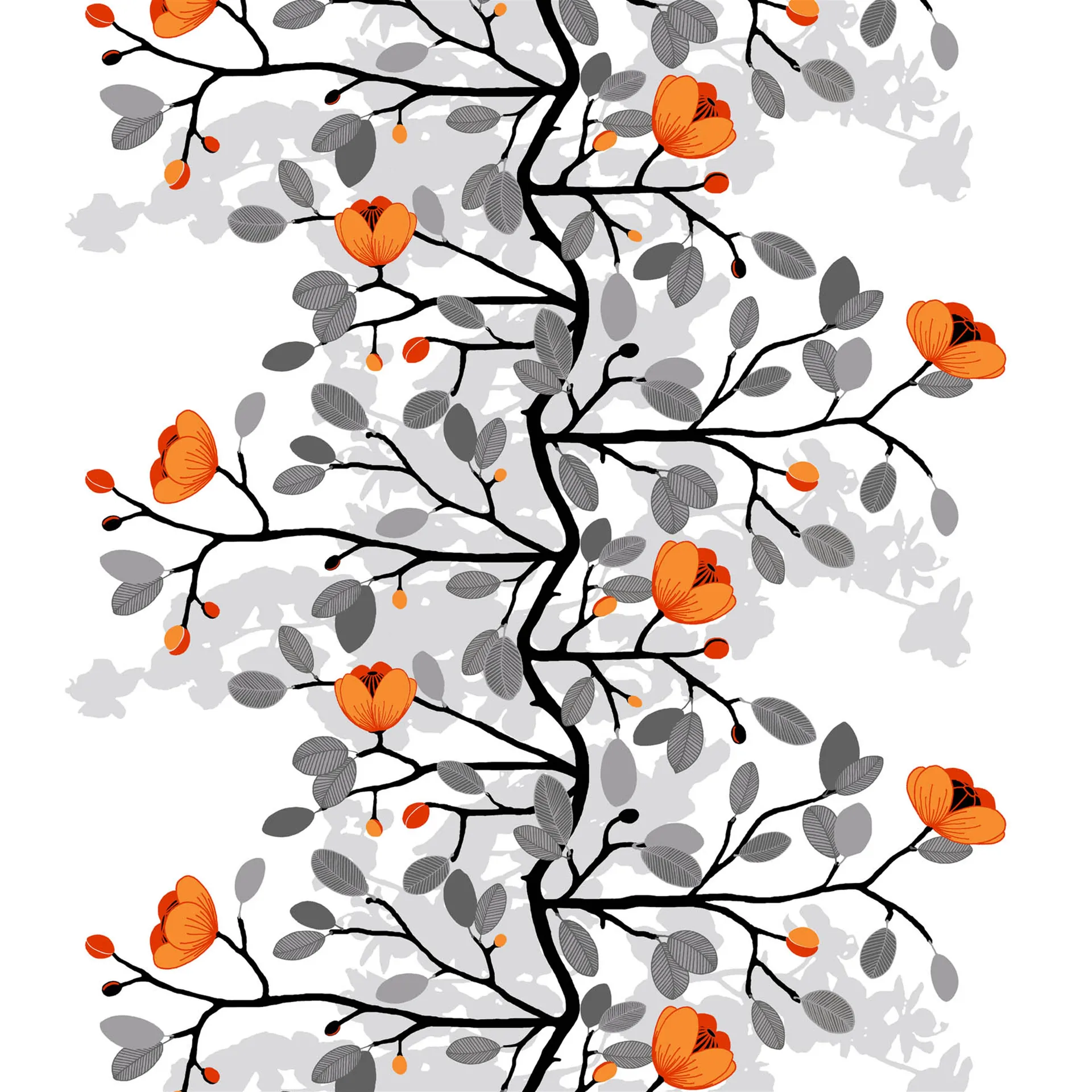 Ofelia Stoff, Orange Arvidssons Textil