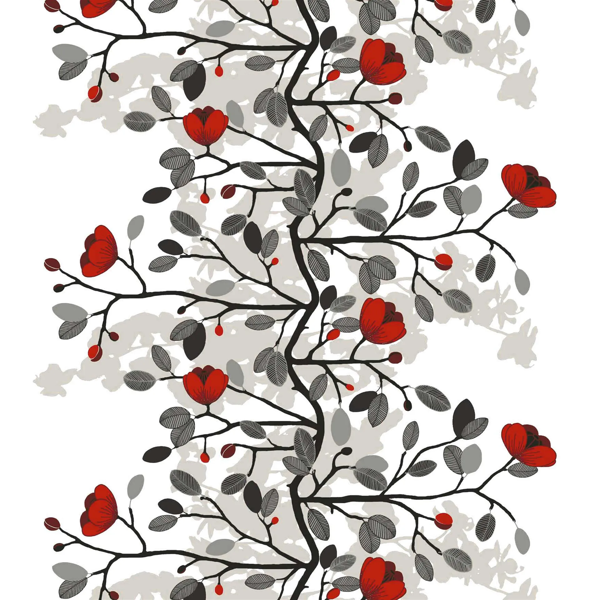 Ofelia Stoff, Rot-braun Arvidssons Textil