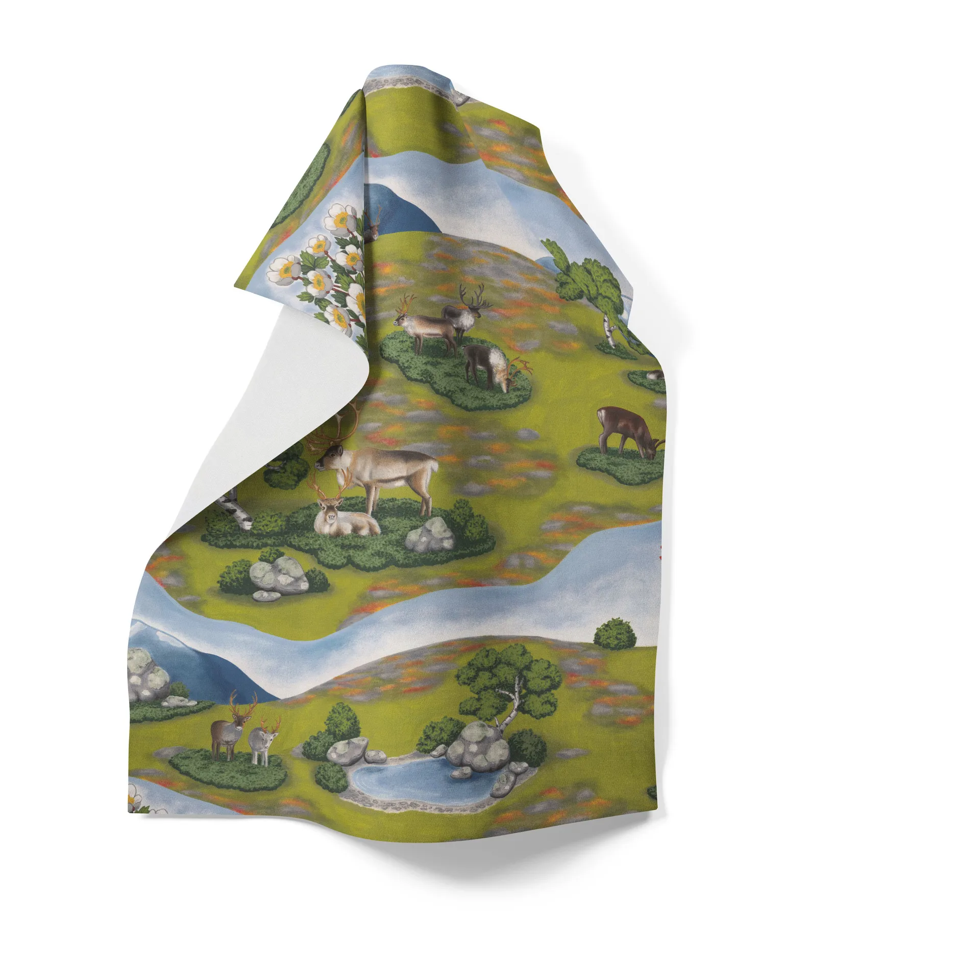 Renvandring Geschirrtuch 65 x 85cm, Grün Arvidssons Textil