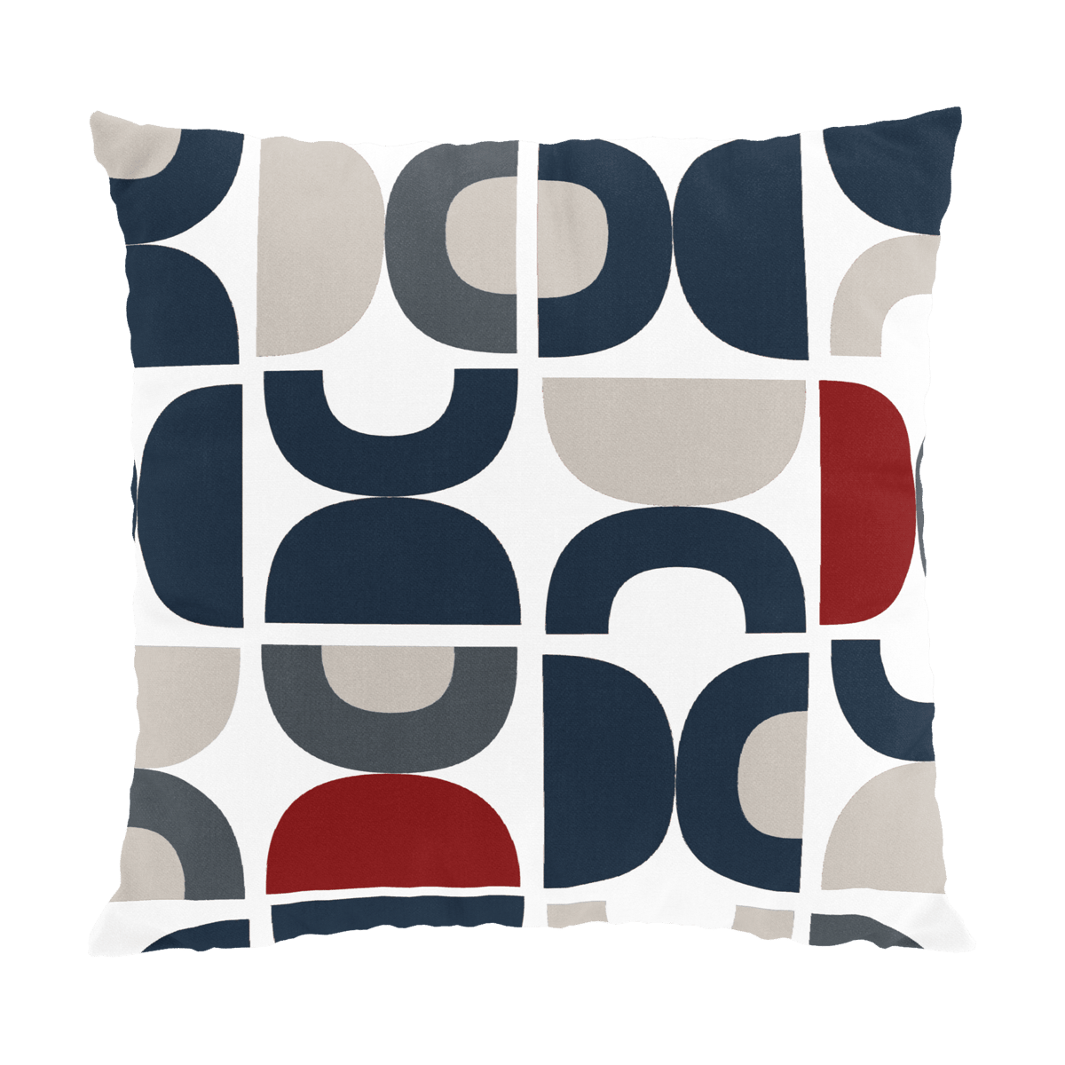 Arvidssons Textil Spiraldans Kissenbezug 47x47 cm Blau