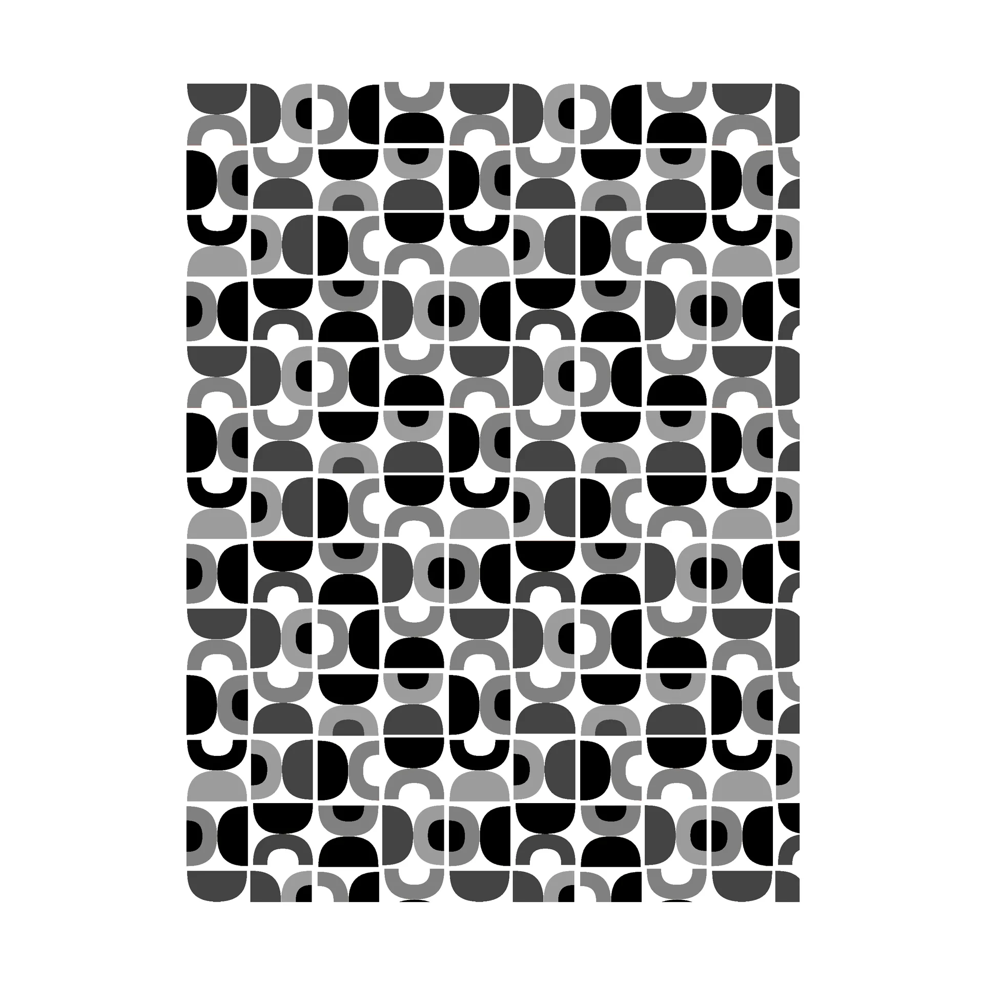 Spiraldans Stoff, Grau Arvidssons Textil