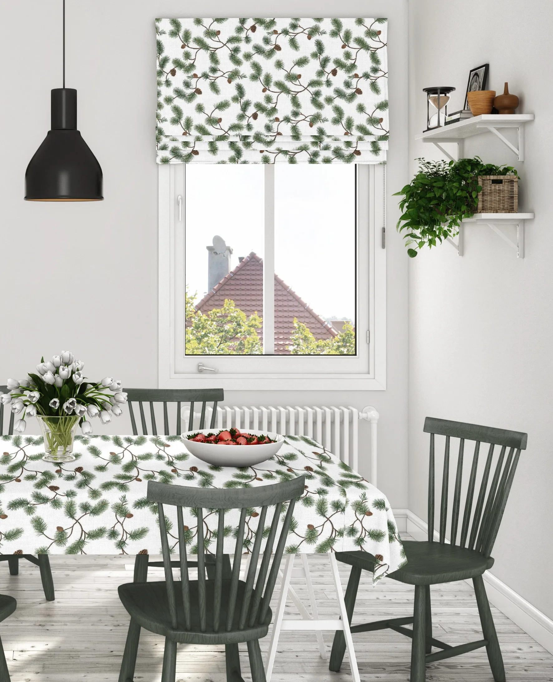 Tallegren Wachstuch, Grün Arvidssons Textil