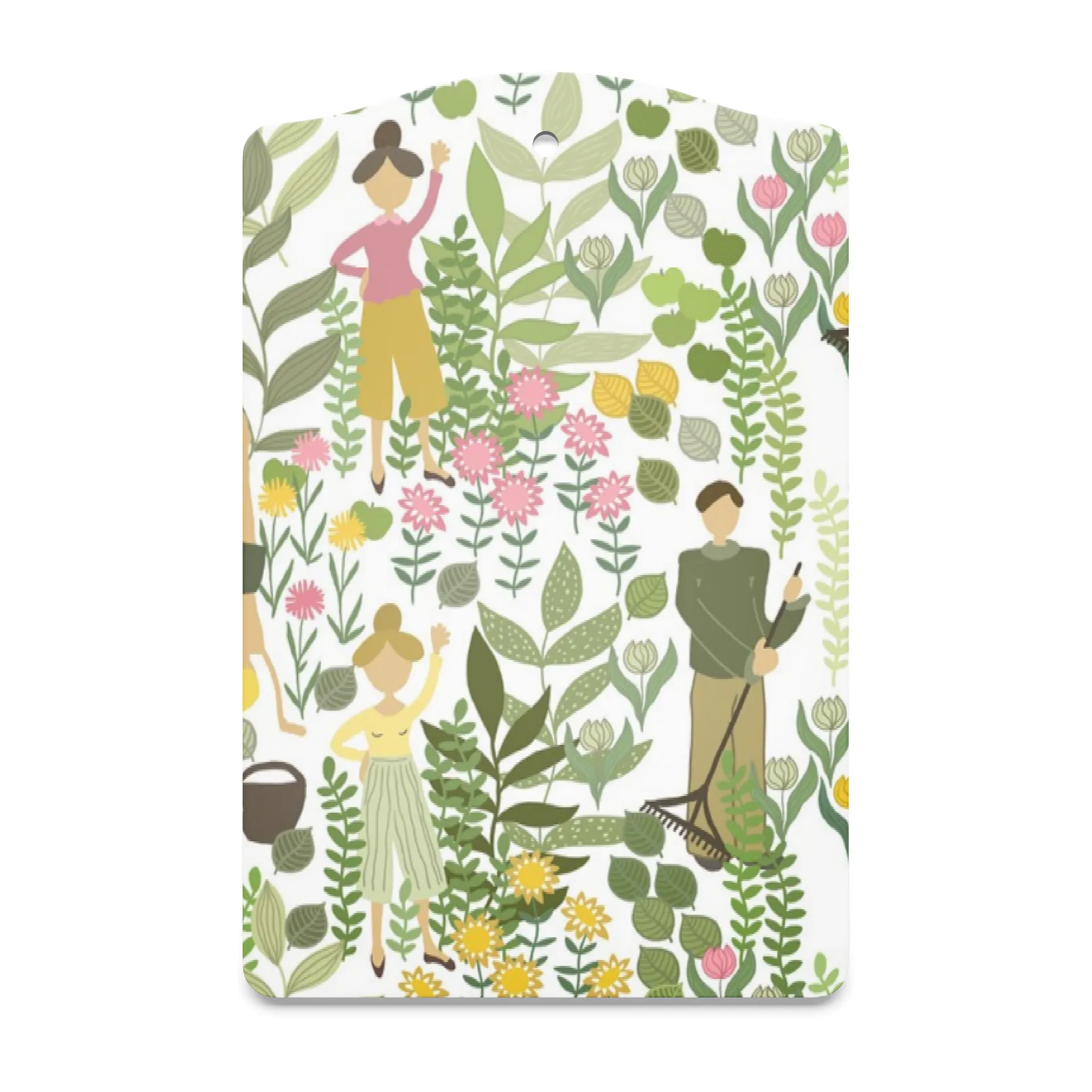Trädgård Serviertablett 20 x 30cm, Grün Arvidssons Textil