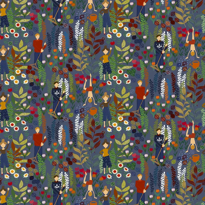 Trädgård Stoff von Arvidssons Textil online kaufen bei NordicNest.de