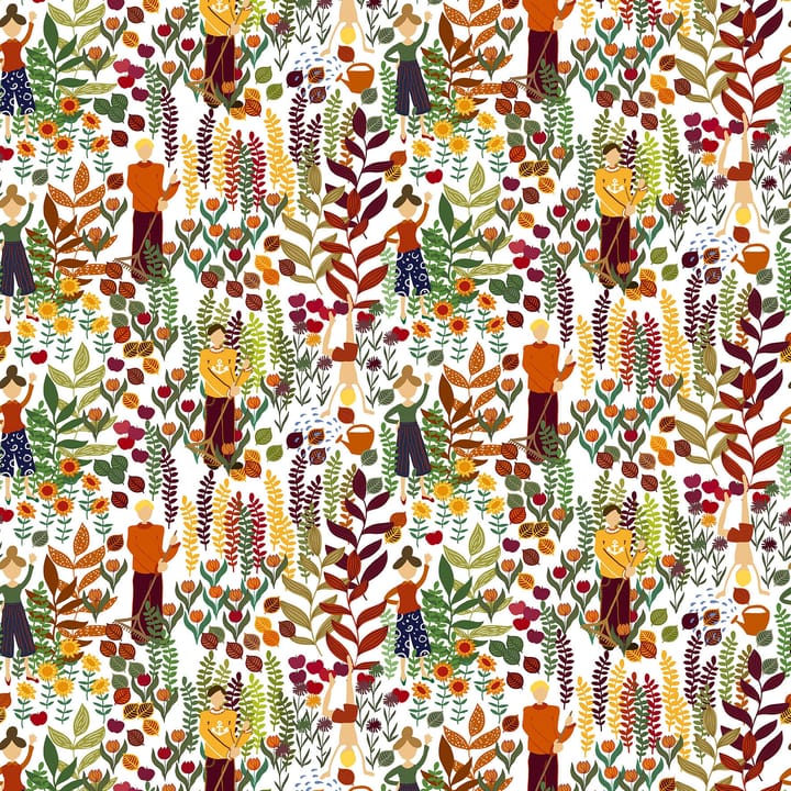 Trädgård Stoff - Rost - Arvidssons Textil