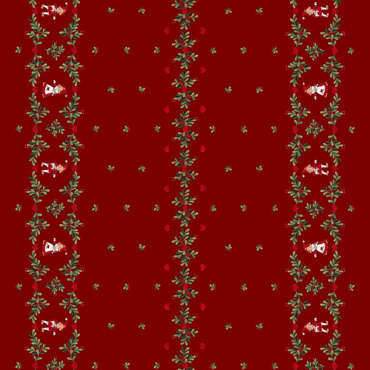 Weihnachtsherz Borte Wachstuch - Rot - Arvidssons Textil