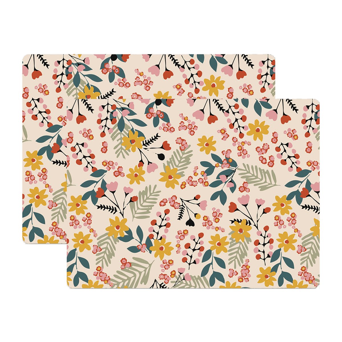 Åry Home Flower Platzdecke 30 x 40cm 2er Pack Pink