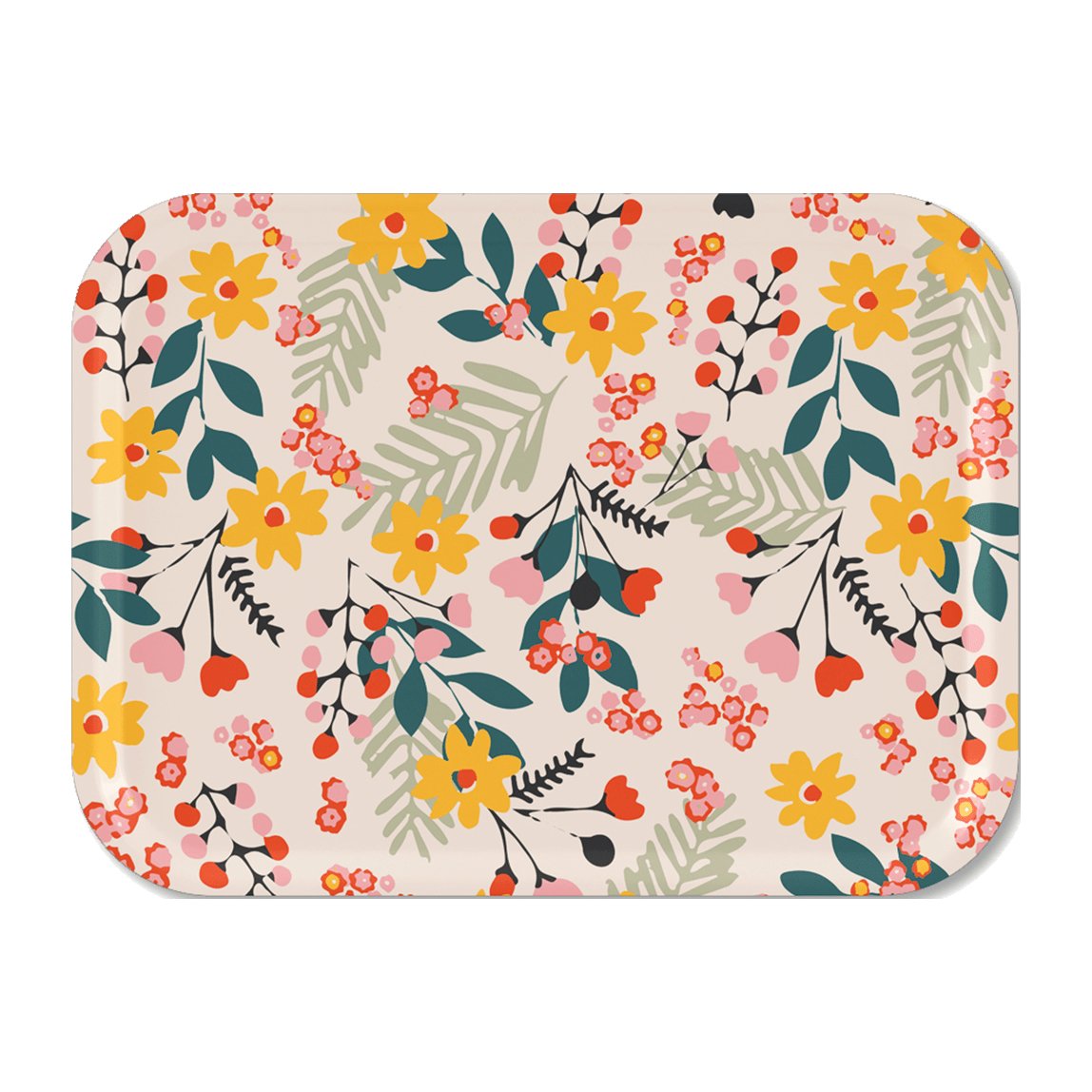 Åry Home Flower Tablett 20 x 27cm Pink